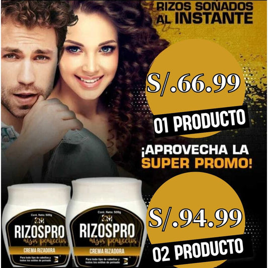 RIZOS PRO ® - 500G TRATAMIENTO DE CREMA RIZADORA 100% EFECTIVO