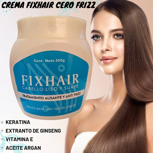 CREMA ALISADORA FIXHAIR© 500G - SOLUCION DEFINITIVA